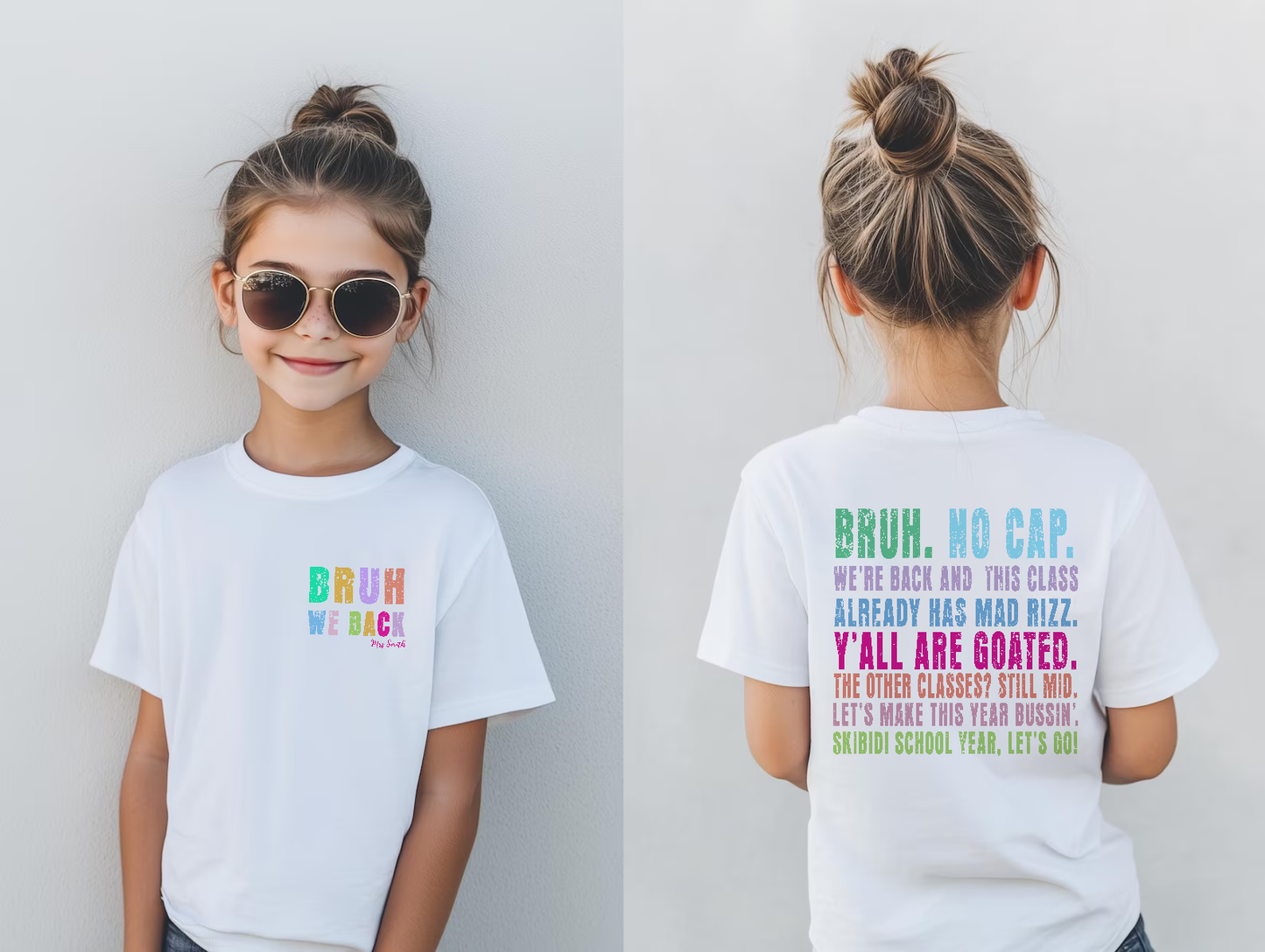 Retro Bruh We Back Teacher T-Shirt