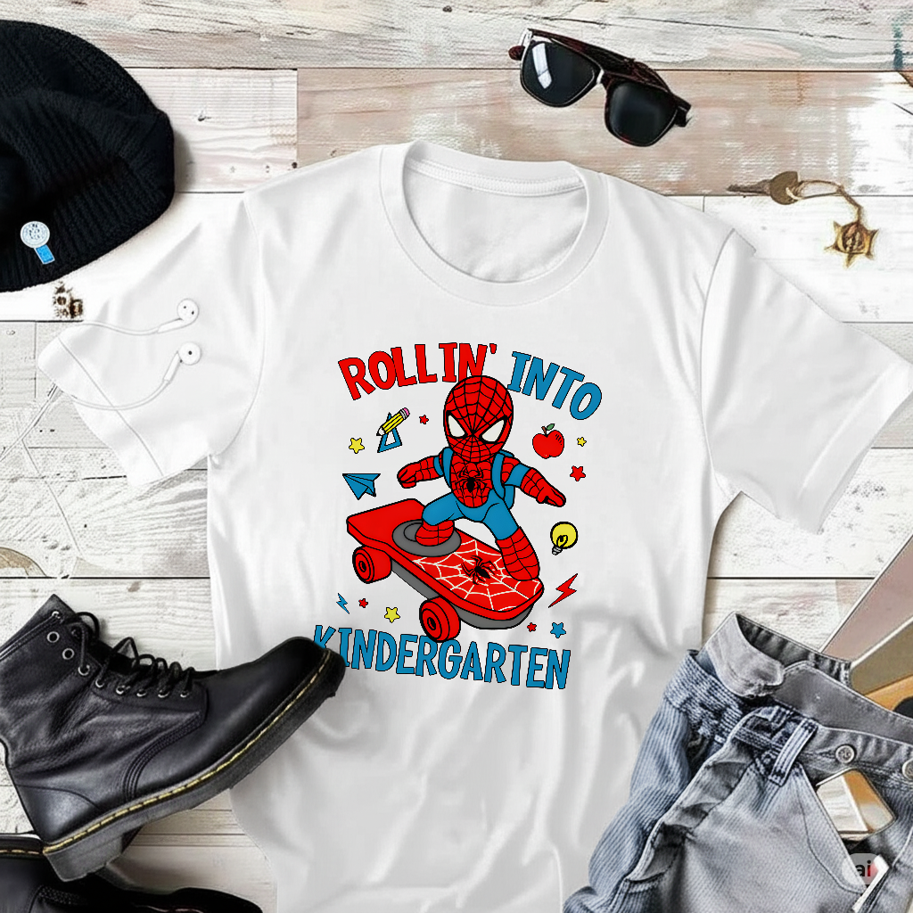 Rolling into Kindergarten 2 T-Shirt