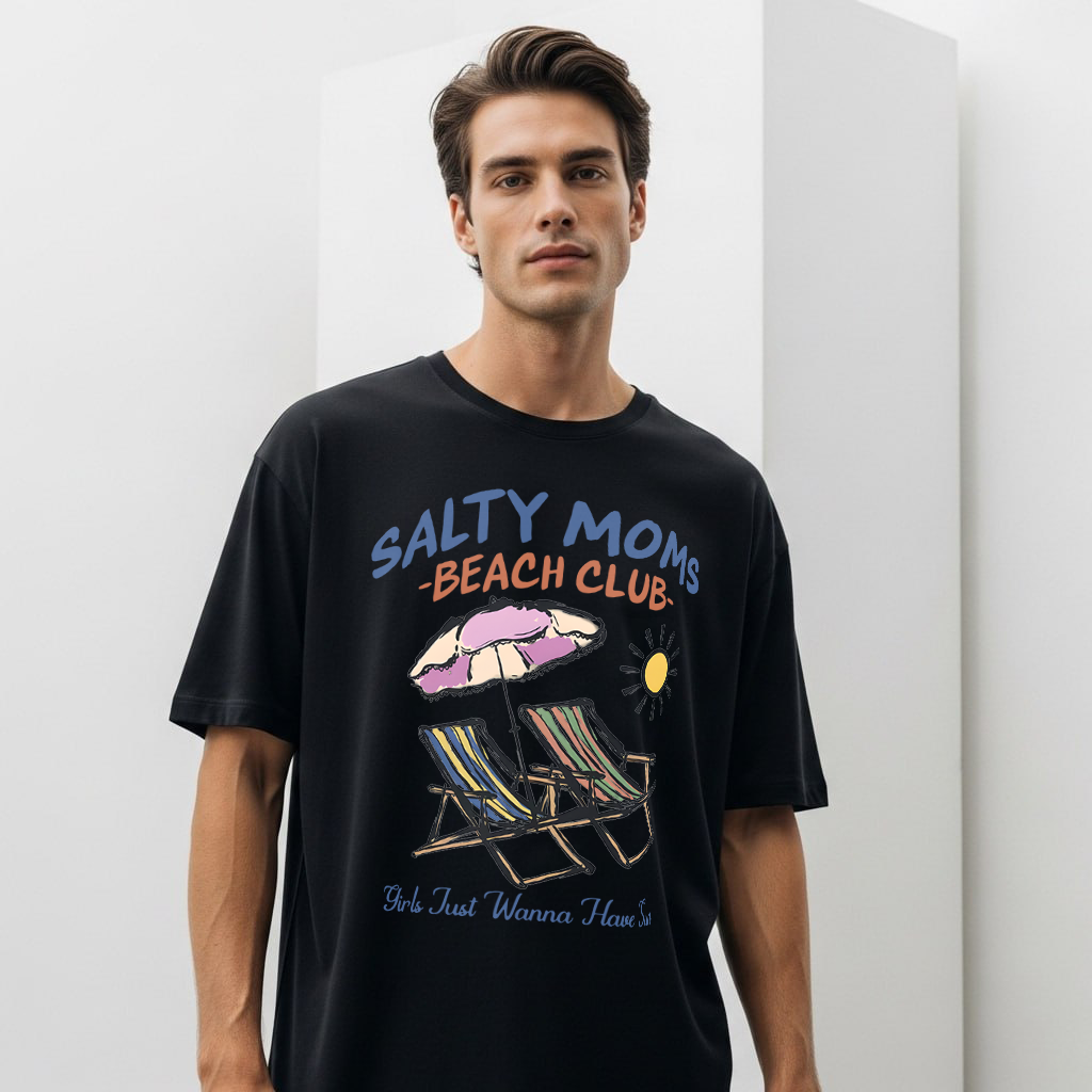 Salty Mom Beach Club T-Shirt