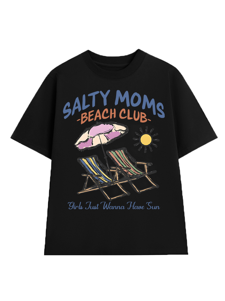 Salty Mom Beach Club T-Shirt