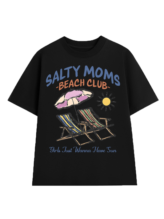 Salty Mom Beach Club T-Shirt