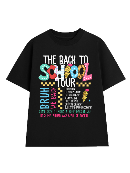 The back to school tour, Bruh We Are Back T-Shirt